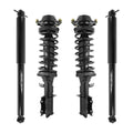 Unity Automotive 2 Front Complete Strut Assemblies 2 Rear Shock Absorbers 4-11127-259380-001