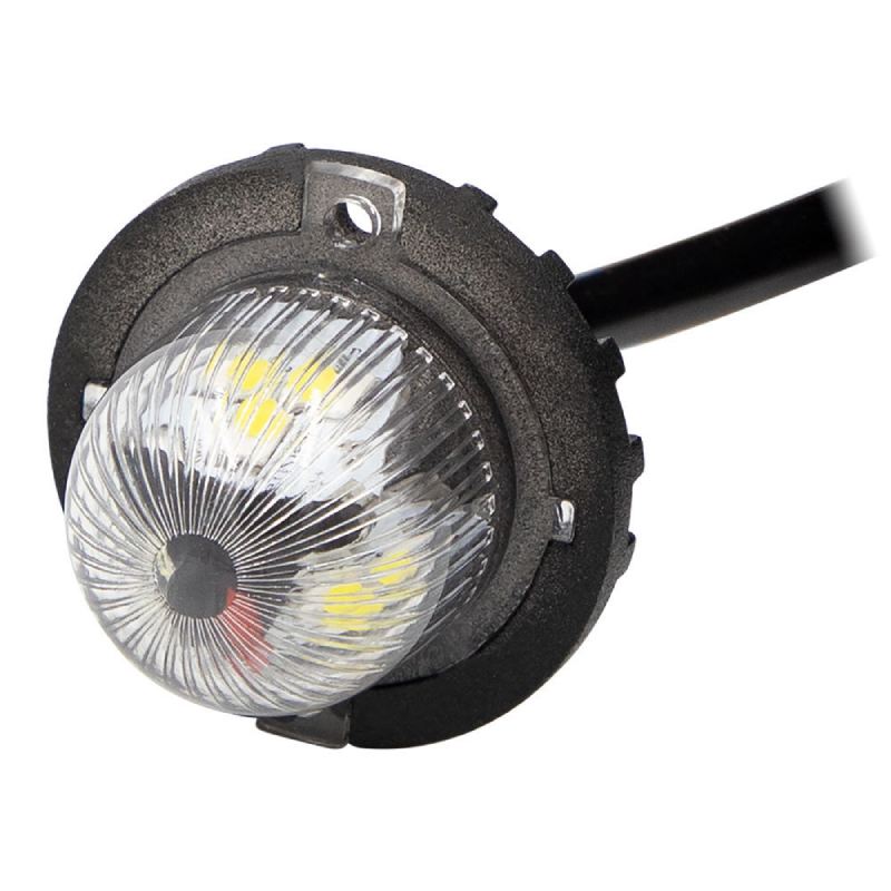 HIDDEN STROBE RED MARKER LIGHTS 1 INCH 9 LED
