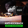 5IN VARIABLE SPEED ANGLE GRINDER W/ PADDLE SWITCH BARE TOOL