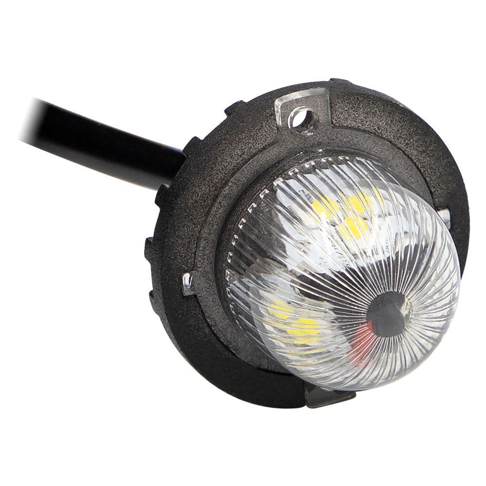 HIDDEN STROBE BLUE MARKER LIGHTS 1 INCH 9 LED