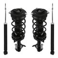 Unity Automotive 2 Front Complete Strut Assemblies 2 Rear Shock Absorbers 4-11353-255700-001