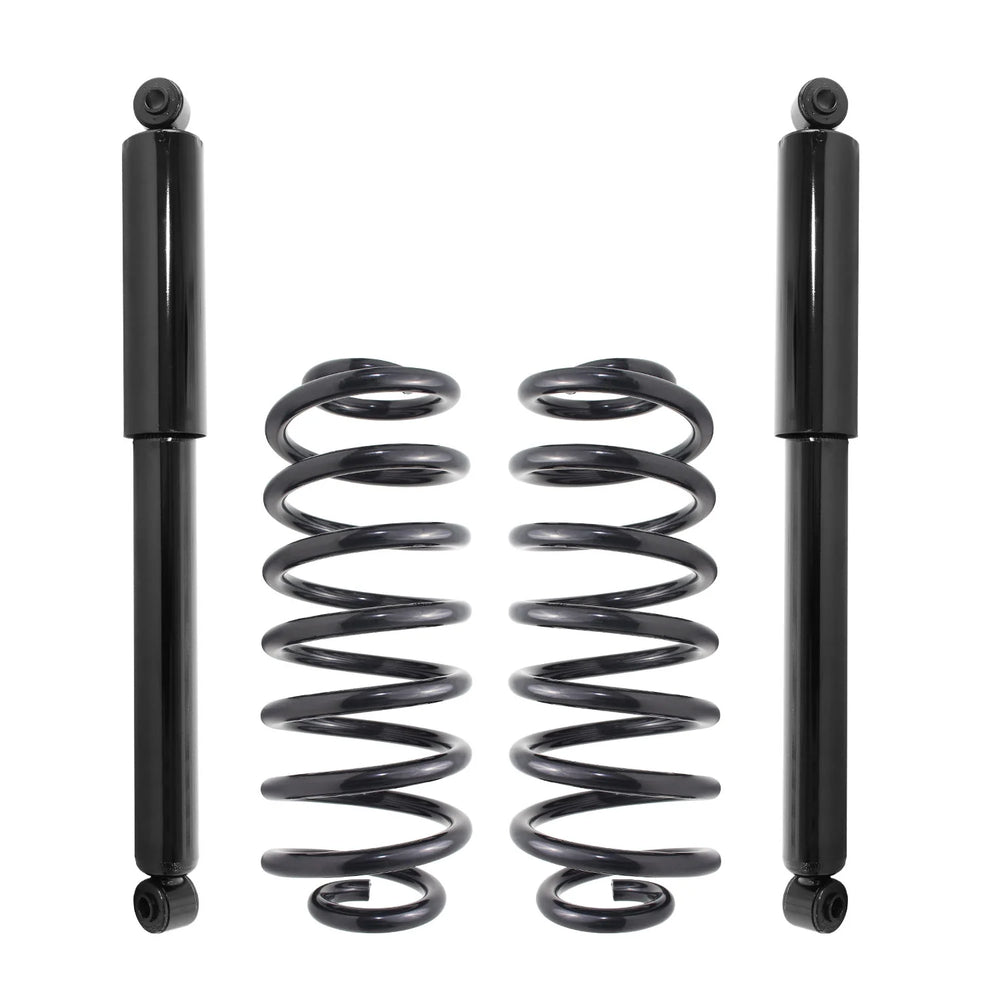 Unity Automotive 2 Rear Shock Absorbers 2 Coil Springs 4 Isolators 2 Bump Stops 2 Resistors 2-22-515000-ESV
