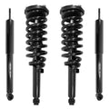 Unity Automotive 2 Front Complete Strut Assemblies 2 Rear Shock Absorbers 4-11653-259260-001