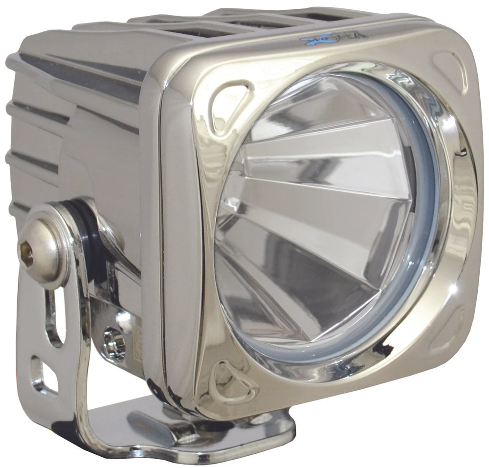 OPTIMUS SQUARE CHROME 1 10W LED 60 DEG FLOOD