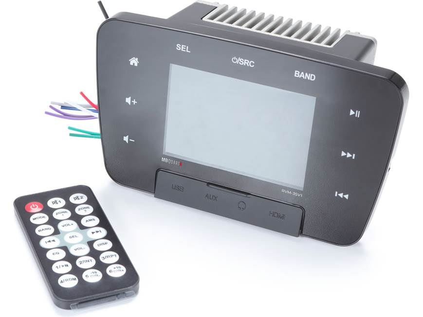 MBQ 3.5 IN TOUCHSCREEN RV SOURCE UNIT W/ AMFM BT & MULTIZONE AUDIO CONTROL