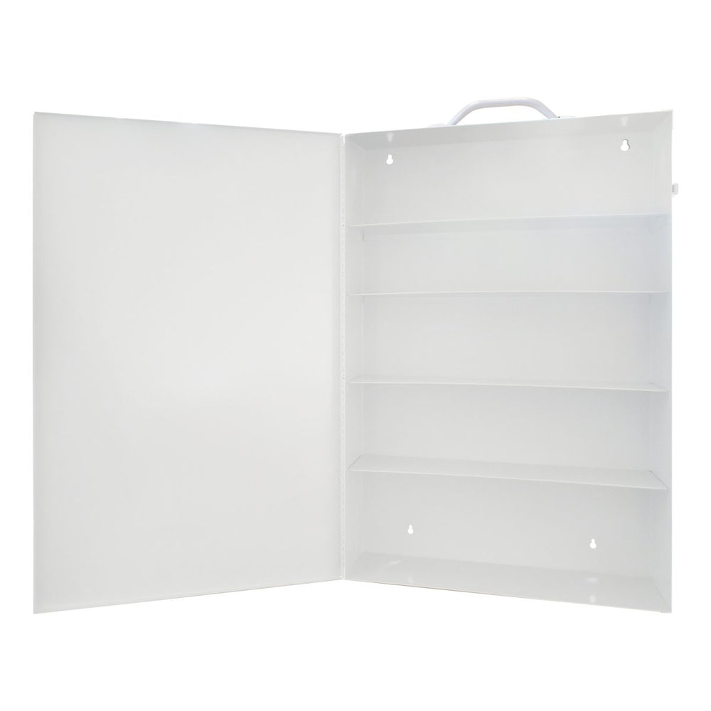 SUREFILL FIRST AID METAL CABINET 5 SHELF EMPTY NO POCKET WHITE
