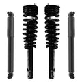 Unity Automotive 2 Front Complete Strut Assemblies 2 Rear Shock Absorbers 4-11980-252080-001