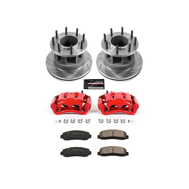 Power Stop 07-11 Ford F-350 Super Duty Z23 Evolution Kit w/ Calipers - Front