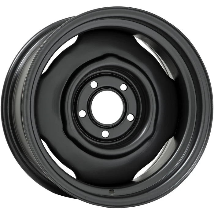WHEEL VINTIQUES 15X6 MOPAR BLACK 5X4 3.75BS