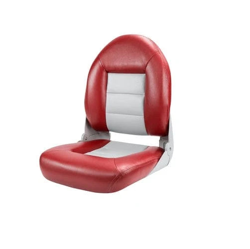 BOAT SEAT NAVISTYLE RED/GRY HIGH BACK