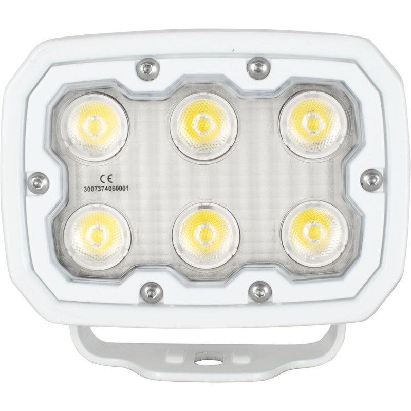 DURALUX XTE WORK LIGHT 6 LED 40 DEGREE WHITE MARINE GRADE PAINT