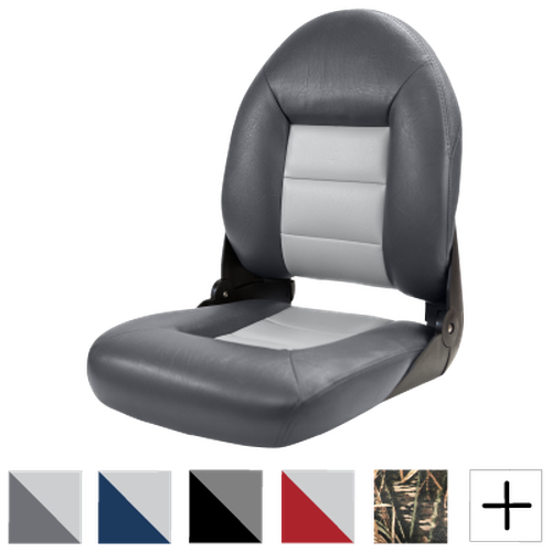 BOAT SEAT NAVISTYLE BLU/GRY HIGH BACK