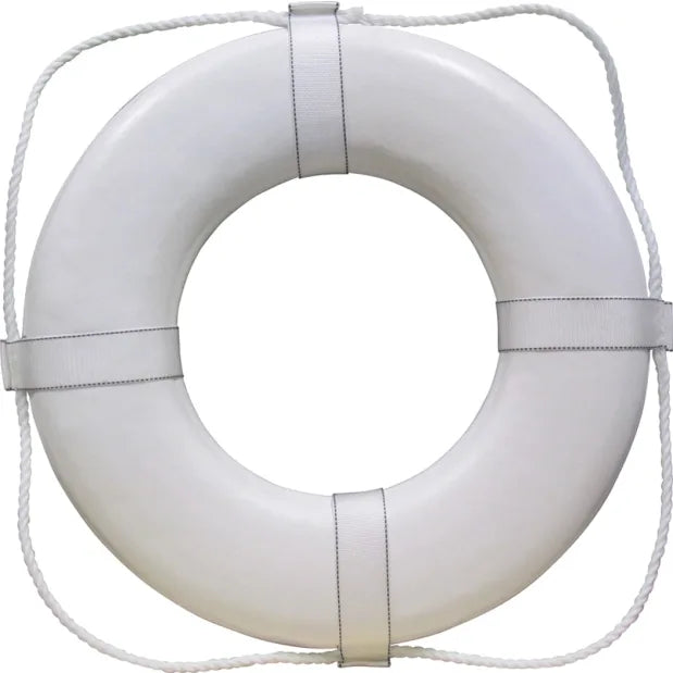 LIFE RING BUOY 30IN WHITEJBWX US COAST GUARD APPROVED