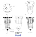 FLUSH MOUNT W/ 15' COILED HOSE