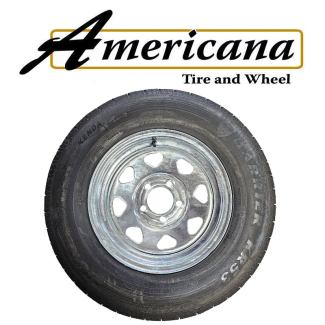 ST205/75R14 D KR53 ON 14X6 5/4.5 GALVANIZED SPOKE