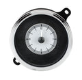 194248 FORD CAR ANALOG CLOCK SILVER ALLOY STYLE FACE BLUE DISPLAY