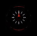194248 FORD CAR ANALOG CLOCK SILVER ALLOY STYLE FACE BLUE DISPLAY