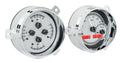 195152 CHEVY CAR ANALOG CLOCK SILVER ALLOY STYLE FACE RED DISPLAY