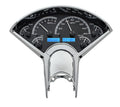 195556 CHEVY CAR DIGITAL CLOCK CARBON FIBER STYLE FACE BLUE DISPLAY