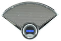 195556 CHEVY CAR DIGITAL CLOCK CARBON FIBER STYLE FACE BLUE DISPLAY