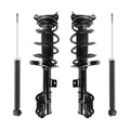 Unity Automotive 2 Front Complete Strut Assemblies 2 Rear Shock Absorbers 4-13911-259150-001