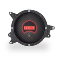 196970 MUSTANG DIGITAL CLOCK CARBON FIBER STYLE FACE RED DISPLAY