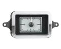 1940 CHEVY CAR ANALOG CLOCK SILVER ALLOY STYLE FACE WHITE DISPLAY