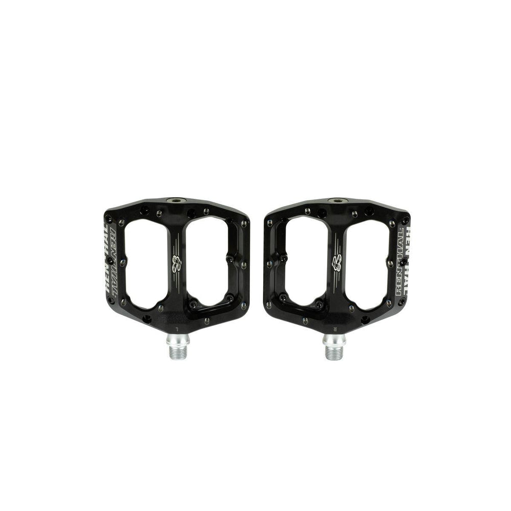 Renthal Cycle Revo-F Flat Pedal- Polished silver