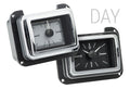 1940 FORD CAR ANALOG CLOCK SILVER ALLOY STYLE FACE WHITE DISPLAY