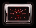 1940 FORD CAR ANALOG CLOCK SILVER ALLOY STYLE FACE WHITE DISPLAY