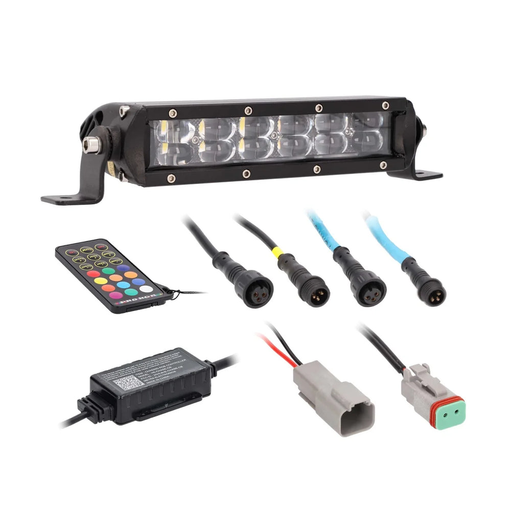 SINGLE ROW 8IN CHASING LED LIGHTBAR