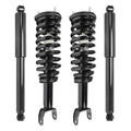 Unity Automotive 2 Front Complete Strut Assemblies 2 Rear Shock Absorbers 4-11096-256400-001