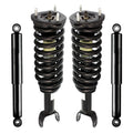 Unity Automotive 2 Front Complete Strut Assemblies 2 Rear Shock Absorbers 4-11096-256400-001