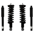 Unity Automotive 2 Front Complete Strut Assemblies 2 Rear Shock Absorbers 4-11296-255410-001
