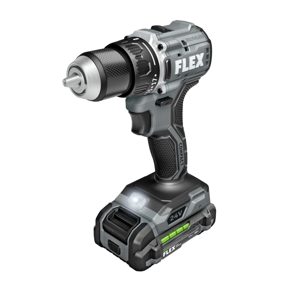 1/2IN 2SPEED COMPACT DRILL DRIVER KIT 1X2.5AH BATTERY 160W CHARGER