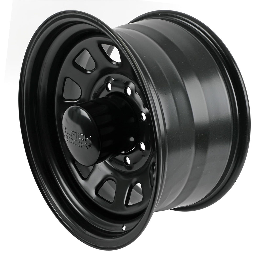 942 TYPE D 17X9 BLK 8/6.5 STL UNIVERSAL
