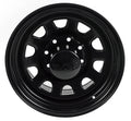 942 TYPE D 17X9 BLK 8/6.5 STL UNIVERSAL