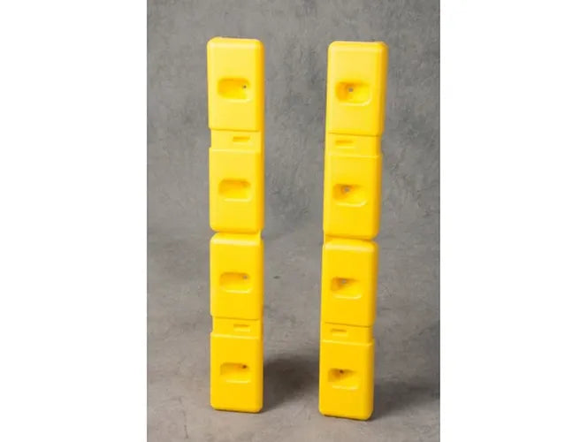 WALL PROTECTOR 6IN HIGH BY 42IN LENGTH SET OF TWO YELLOW