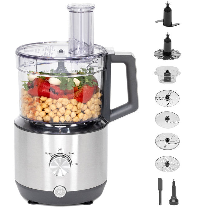 GE 12-CUP FOOD PROCESSOR WITH ACCES