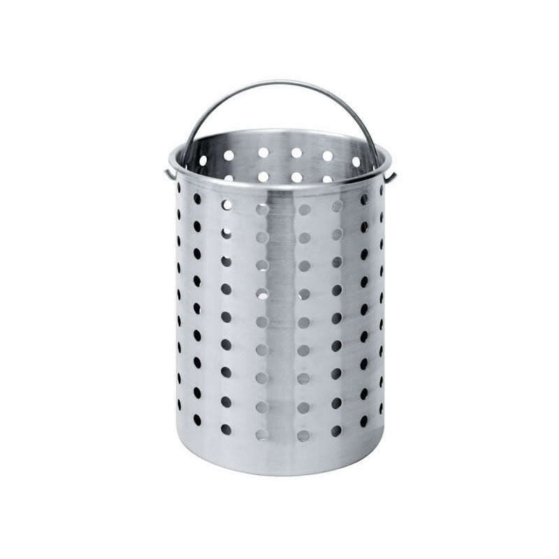 120QT REINFORCED ALUMINUM BASKET WITH HELPER HANDLE