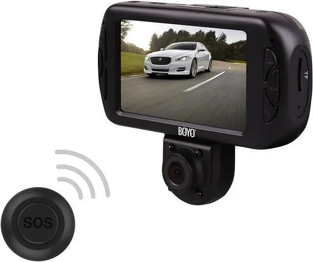 2 CH 1080P DASHCAM DVR WITH BUILT-I