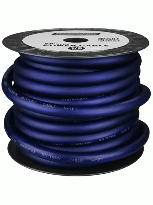 10 GAUGE BLUE POWER CABLE 50 FOOT COIL