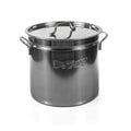 24QT STAINLESS STOCKPOT WITH BASKET