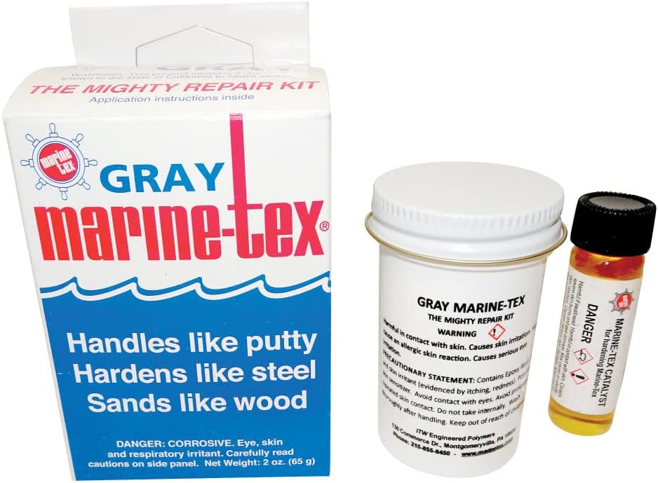 MARINE TEX GRAY QUART KIT