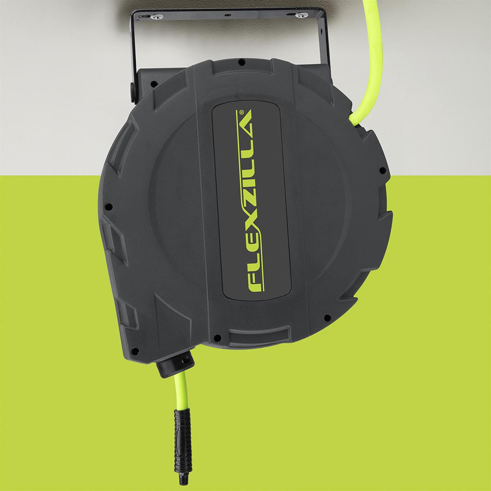 FZ ENCLOSED PLASTIC RETRACTABLE AIR HOSE REEL 3/8IN 30FT