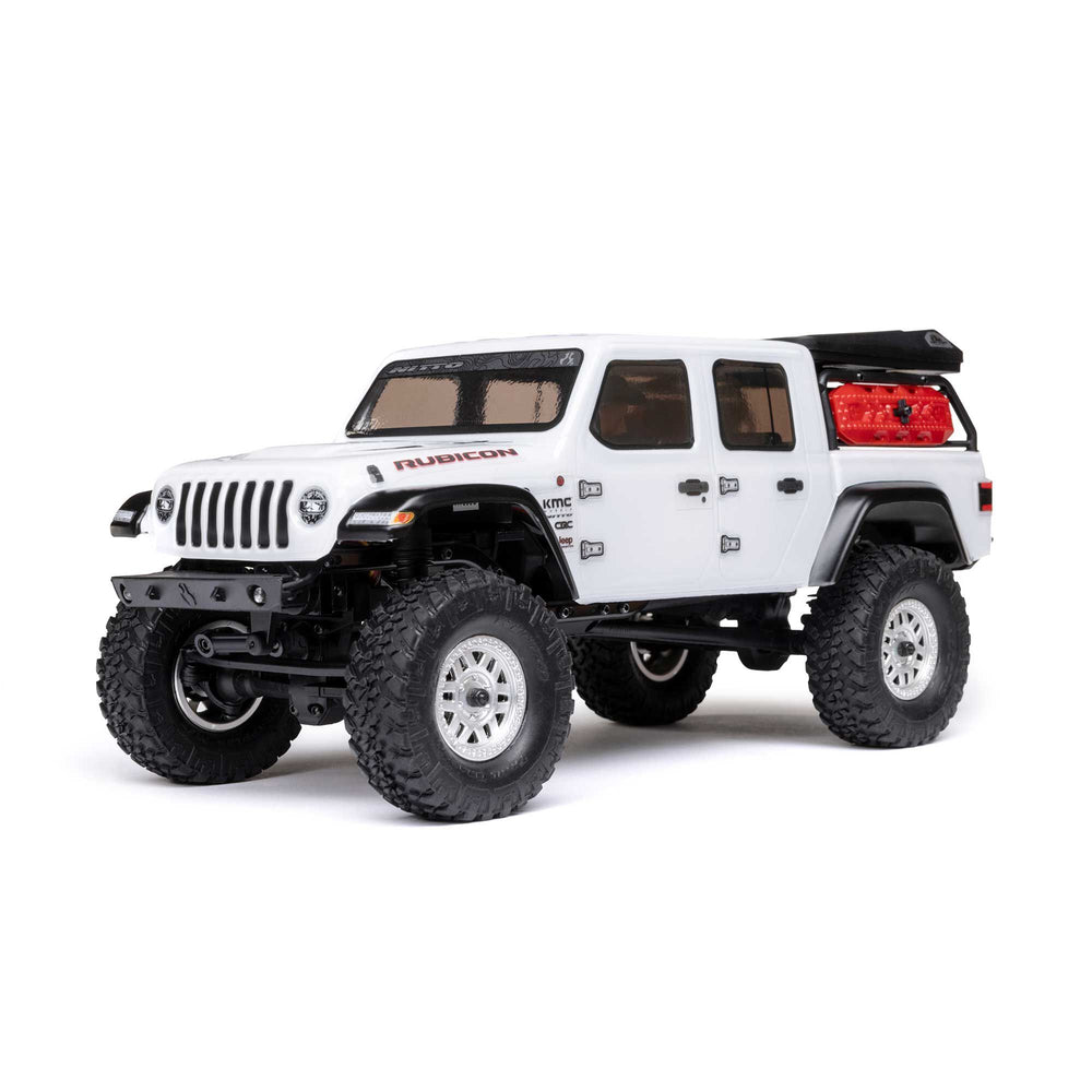 1/24 SCX24 JEEP GLADIATOR 4X4 ROCK CRAWLER RTR:(BATTERY & CHARGER INCLUDED) WHITE