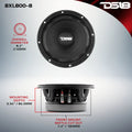 DS18 8in 400 Watts RMS 8 ohm Mid-Range Loudspeakers