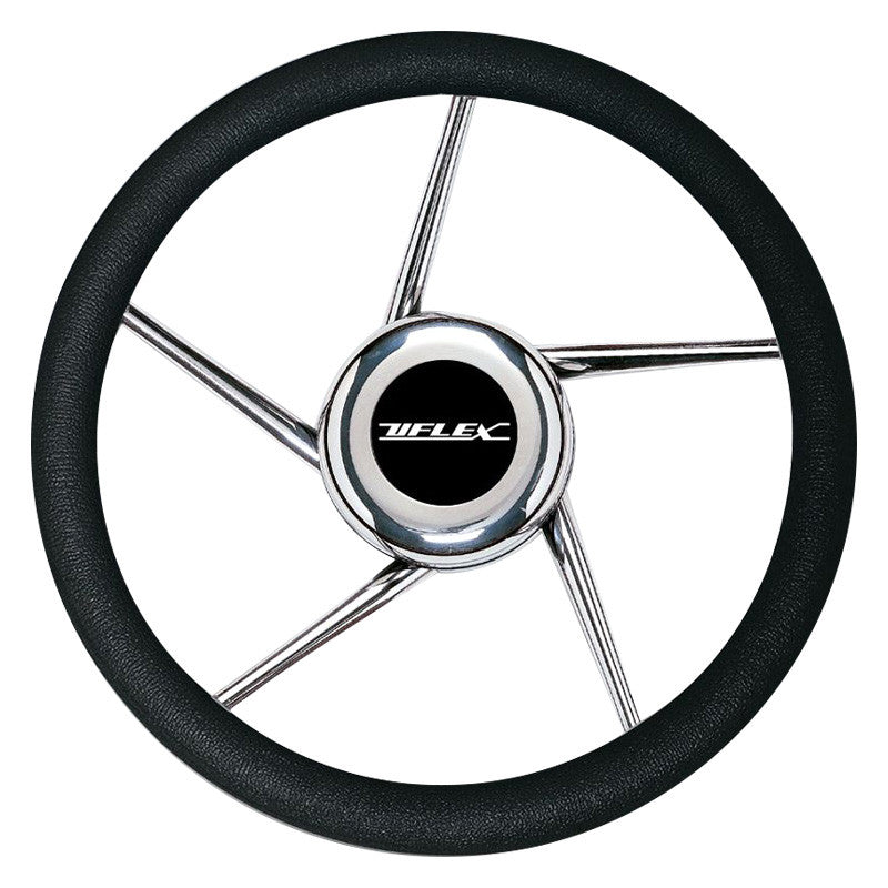 BLACK POLY GRIP 5 SS SPOKES