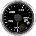 2-1/16in Oil Temp Gauge 100-300F w/warning light