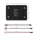 100W MONOCRYSTALLINE SOLAR PANEL X2
